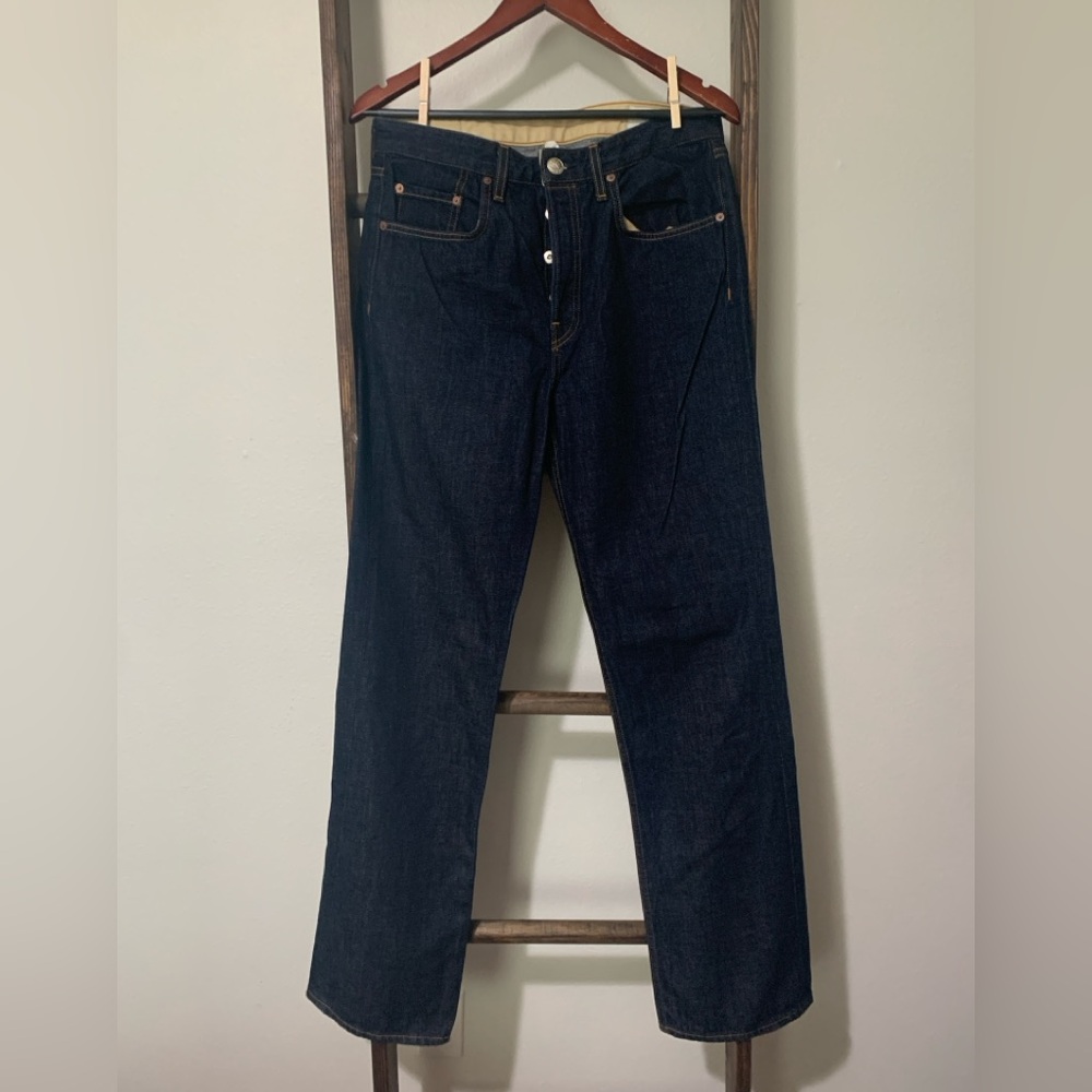 rag & bone Men's Deep Indigo Straight Jeans